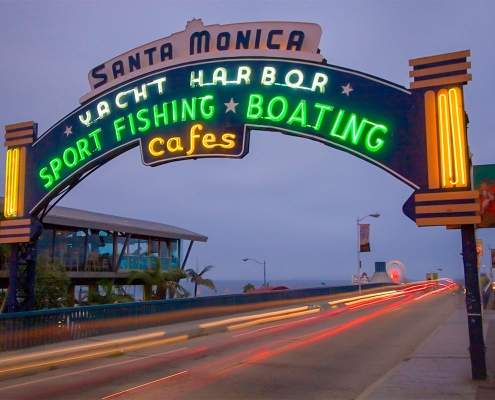 Santa Monica California Yacht harbor